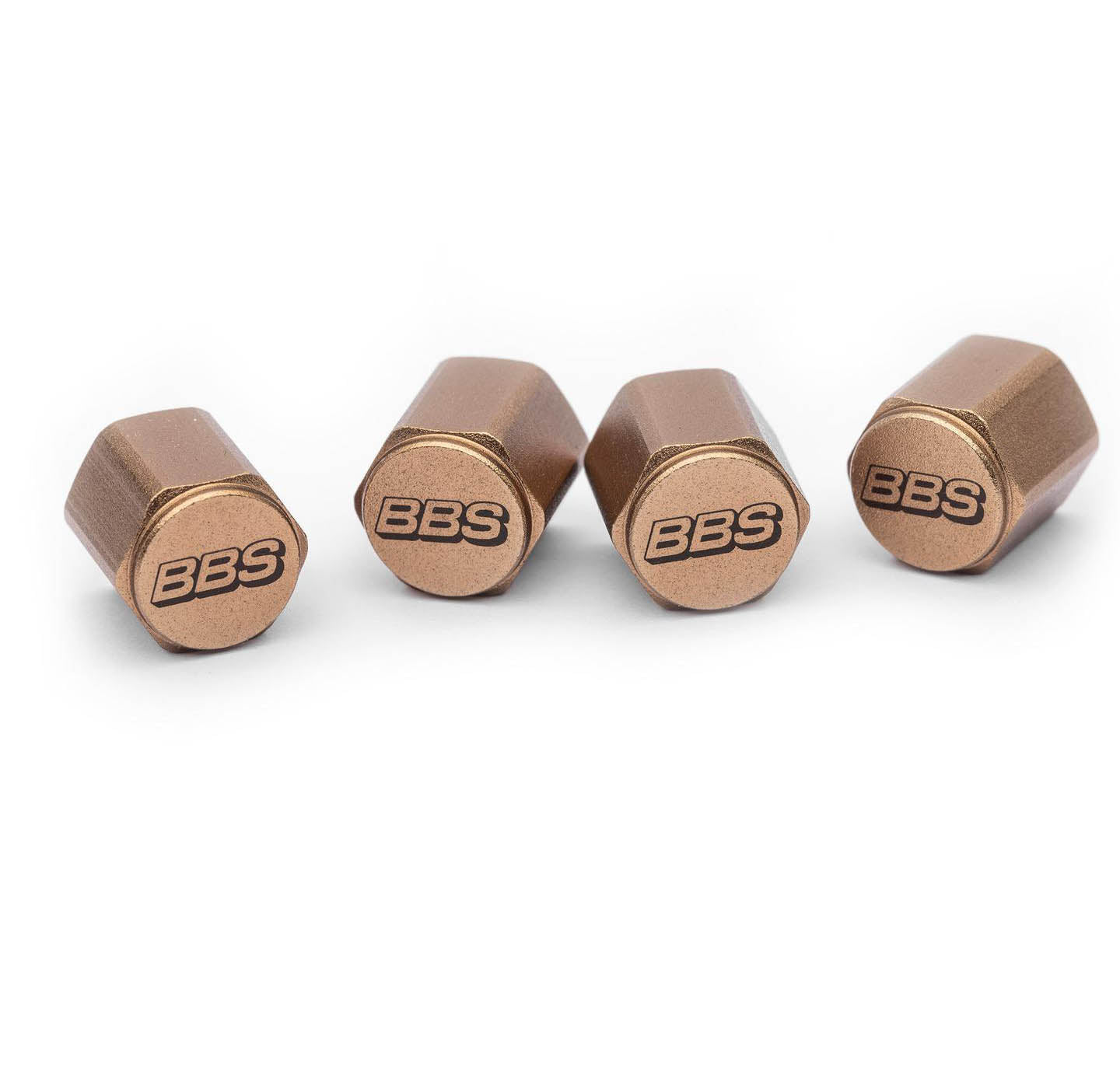 BBS Alu Ventilkappe BRONZE mit BBS Logo